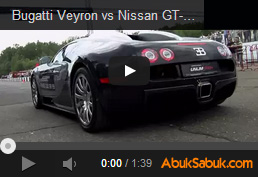 Bugatti Veyron vs Nissan GT-R EkuTec