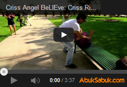 İllüzyonist Criss Angel muhteşem gösterisi...