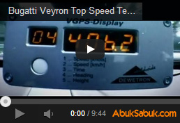 Bugatti Veyron Hız Testi