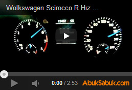 Volkswagen Scirocco R Hız Testi