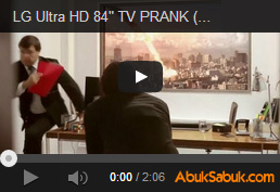 LG Ultra HD 84 inç TV reklamı